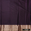 Turquoise Green With Dark Brown Wedding Silk Saree