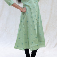 Thenmozhi- Light green  Ladies Branded Umbrella Top Readymade