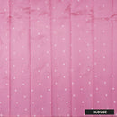 Blue with Light Pink Kubera Silk Saree