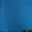 Dark Indigo Blue With Green Zari  Silk Cotton Saree