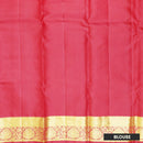 Red Color Golden Zari Border Wedding Silk Saree