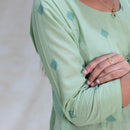 Thenmozhi- Light green  Ladies Branded Umbrella Top Readymade