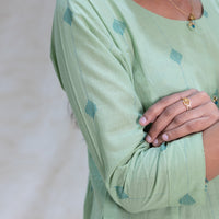 Thenmozhi- Light green  Ladies Branded Umbrella Top Readymade