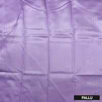 Grey with Lavender Litchi Silk Saree