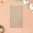 Beige Colour Banarasi Saree with Woven Designs