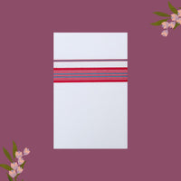 White with  Red Border Single Layer Cotton Men’s Dhoti