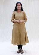 Aparna- Khaki Color Ladies Branded Umbrella Top Readymade