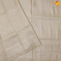 Beige Colour Banarasi Saree with Woven Designs