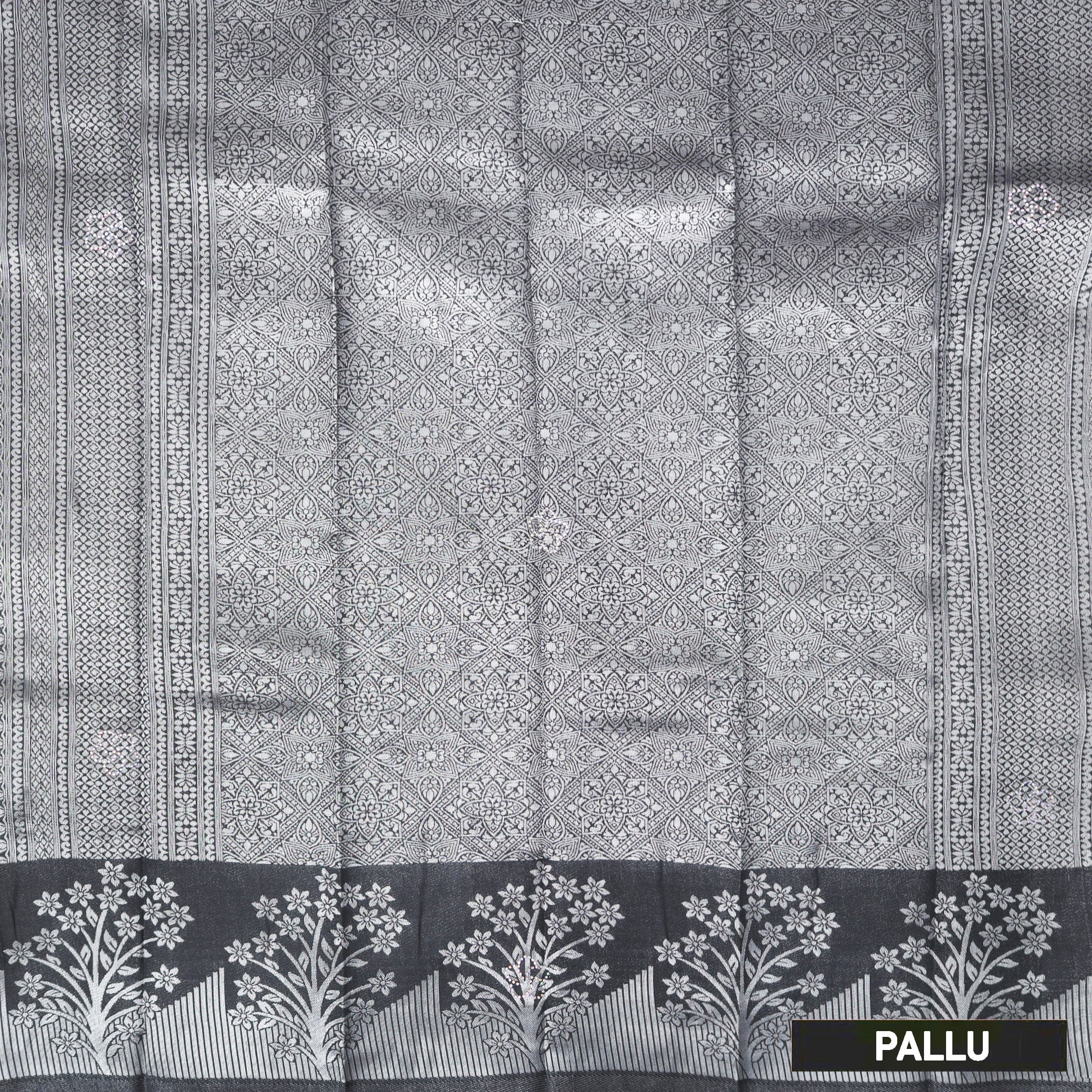Light Pink with Block Kubera Silk Saree