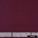 Sky Blue With Wine Red Premium Quality Kalyani Cotton Saree