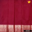 Light Grey with Red Soft Silk Saree