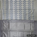 Grey Colour Fancy Weaving Saree
