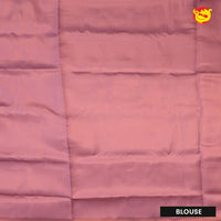 Pastel Pink Tissue Semi Silk Saree