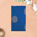 Firozi Blue With Sandal Zari  Silk Cotton Saree