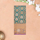 Forest Green with Pink Art Silk Saree