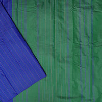 Royal Blue With Green Arani Silk Saree