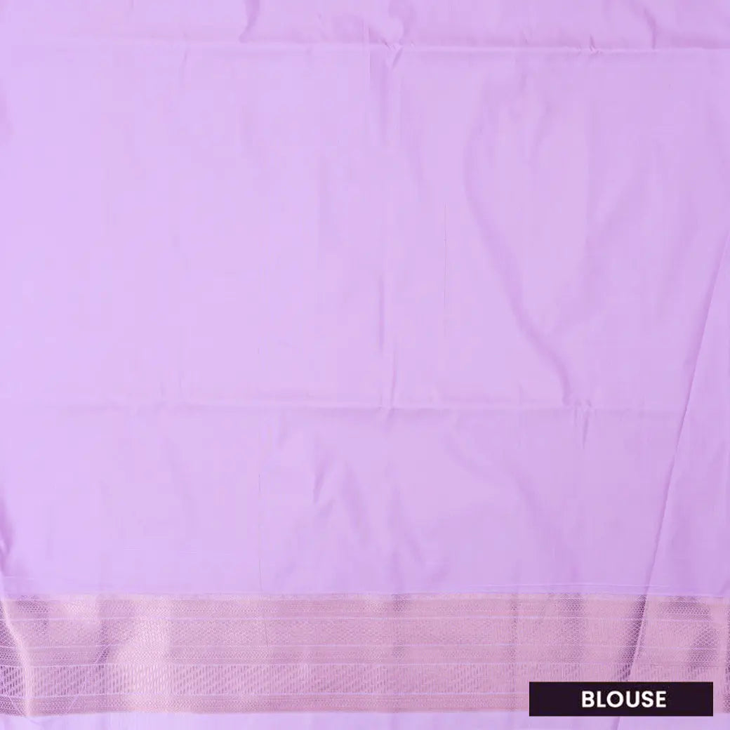 Maroon  With  light purple Soft Silk