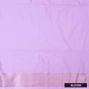 Maroon  With  light purple Soft Silk
