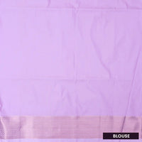 Maroon  With  light purple Soft Silk
