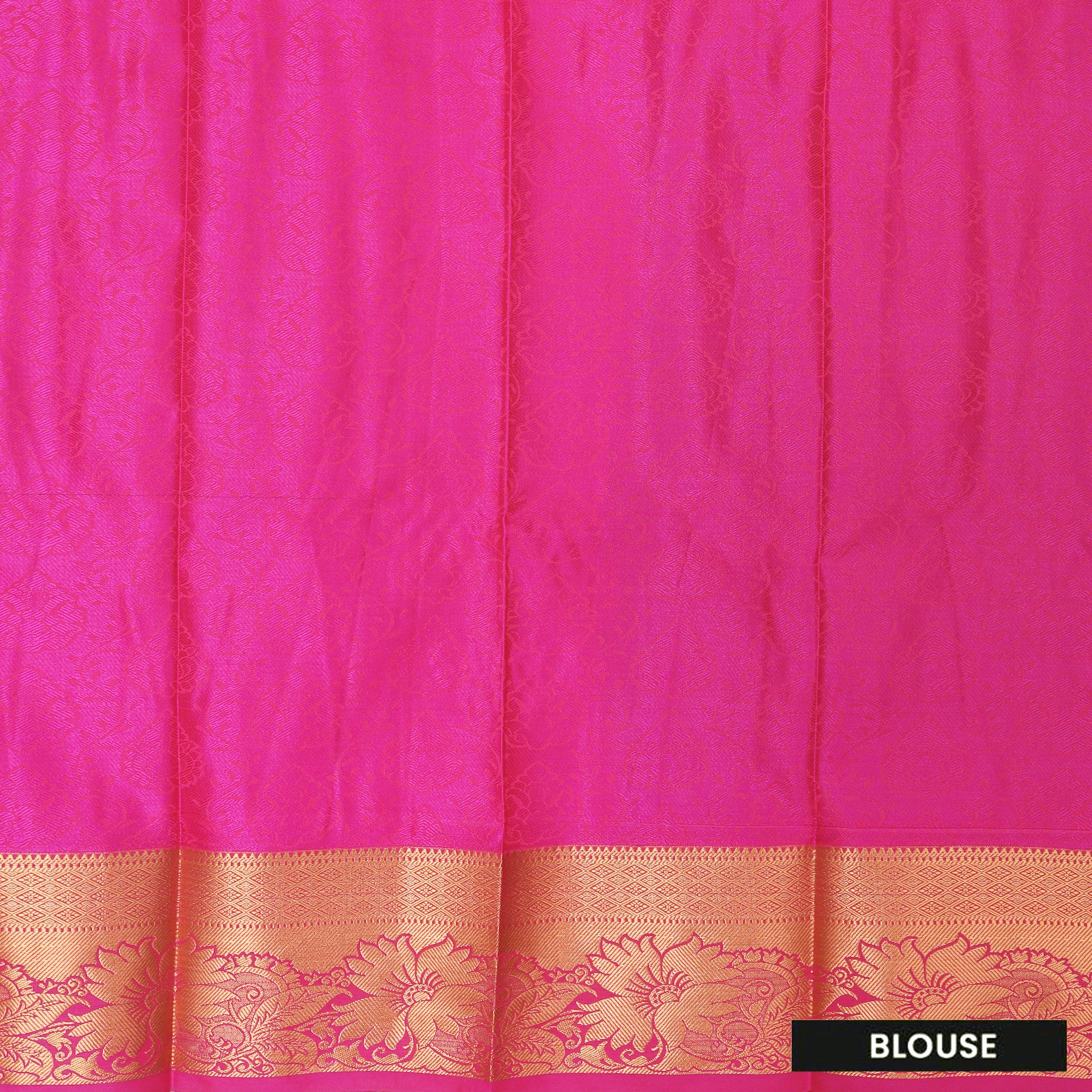 Forest Green with Pink Art Silk Saree
