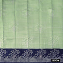 Green with Navy Blue Kubera Silk Saree