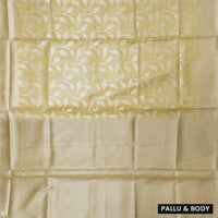 Golden Colour Fancy Weaving Saree
