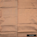 Dark Golden Tissue Semi Silk Saree