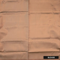 Dark Golden Tissue Semi Silk Saree