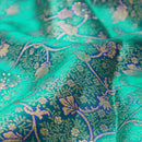 Green With Royal Blue pure Kanchipuram silk saree