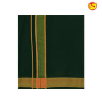 Bottle Green Men's Dhoti - Thenianantham