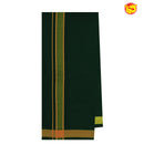 Bottle Green Men's Dhoti - Thenianantham