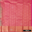 Green with Pink Art Silk Saree