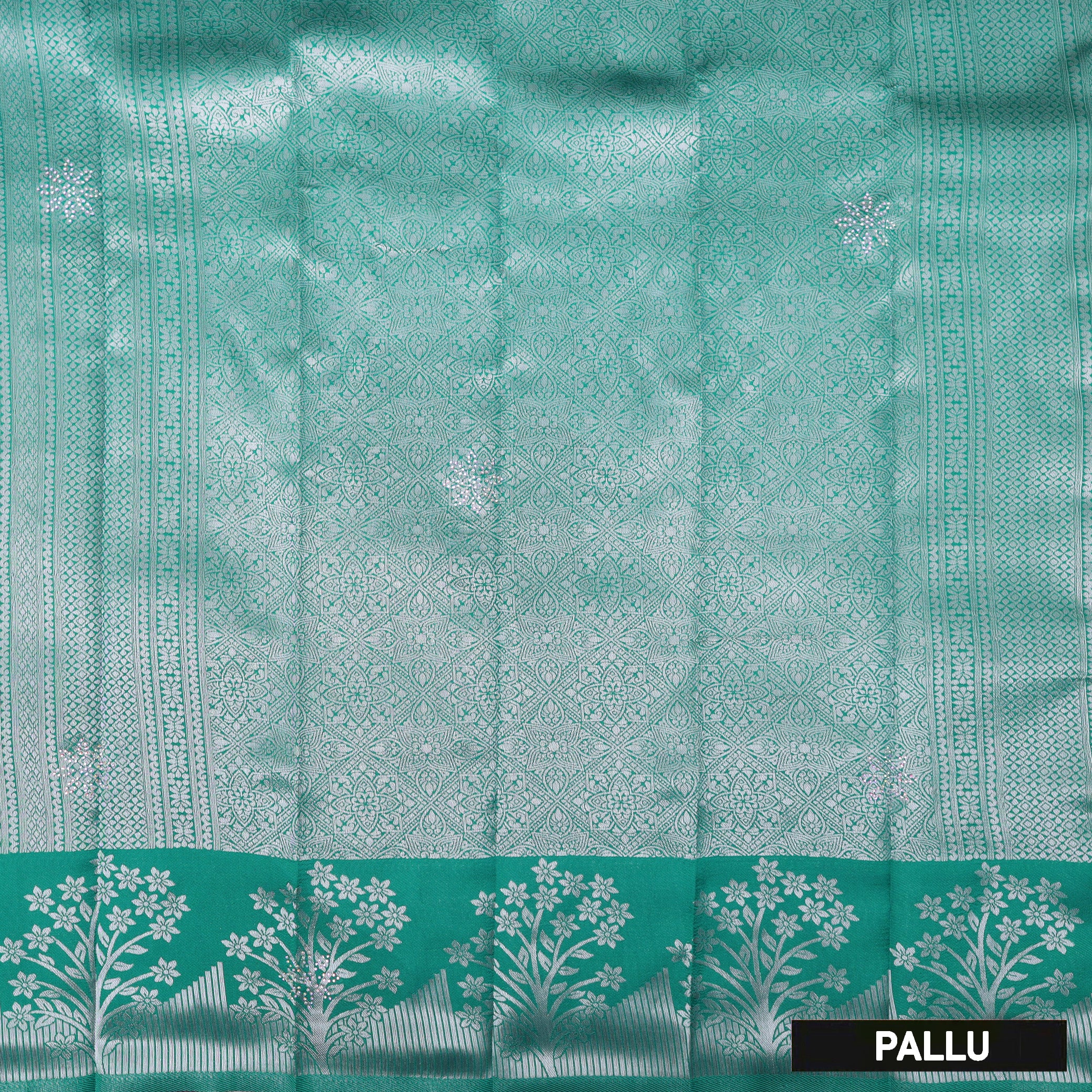 Red with Green Kubera Silk Saree