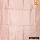 Pastel Peach Tissue Semi Silk Saree