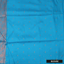 light sky and blue Soft Silk Saree