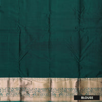 Pink With Green Wedding Silk Saree