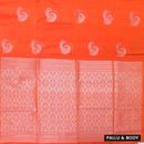 Orange Soft Silk Saree
