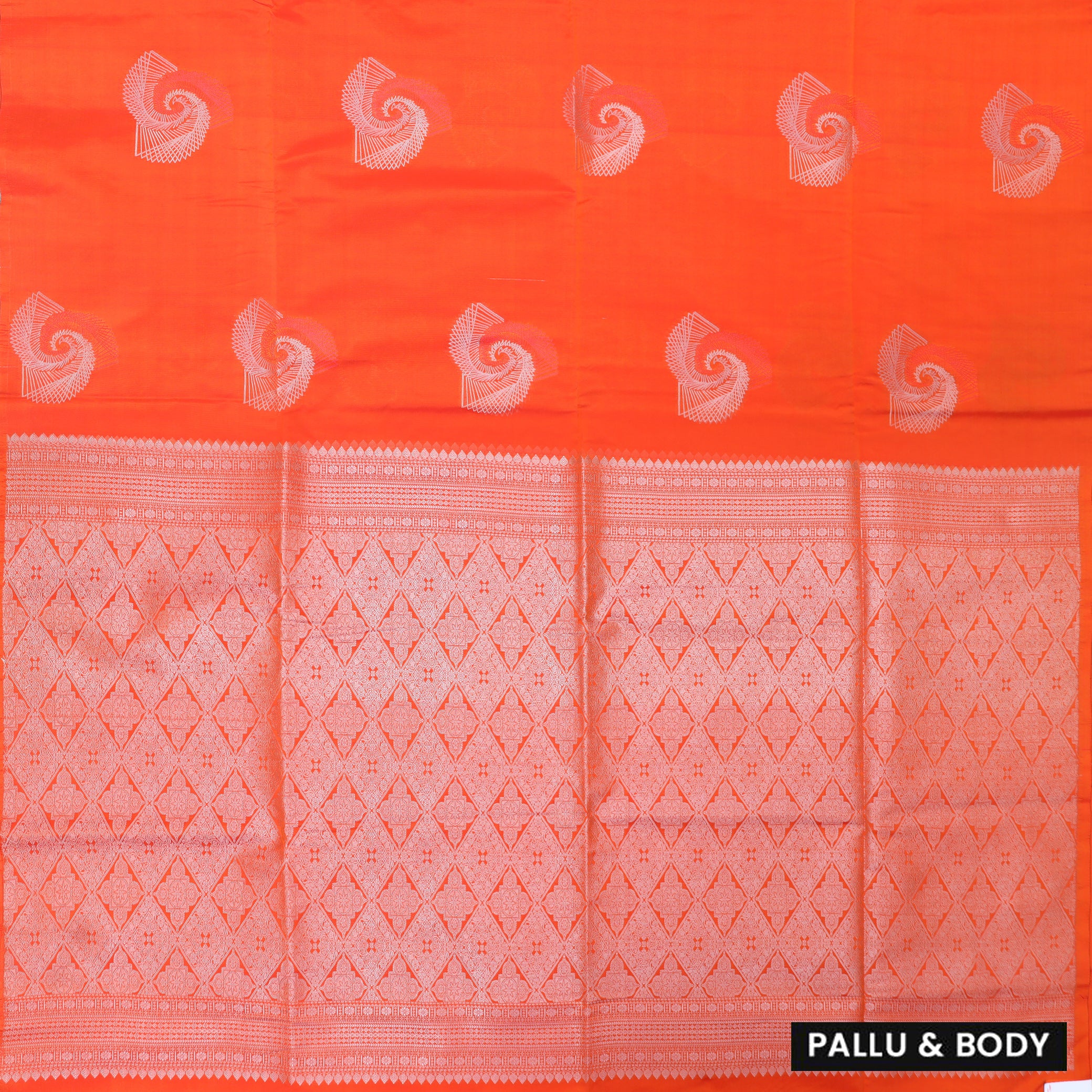Orange Soft Silk Saree