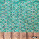 Green with Pink Art Silk Saree