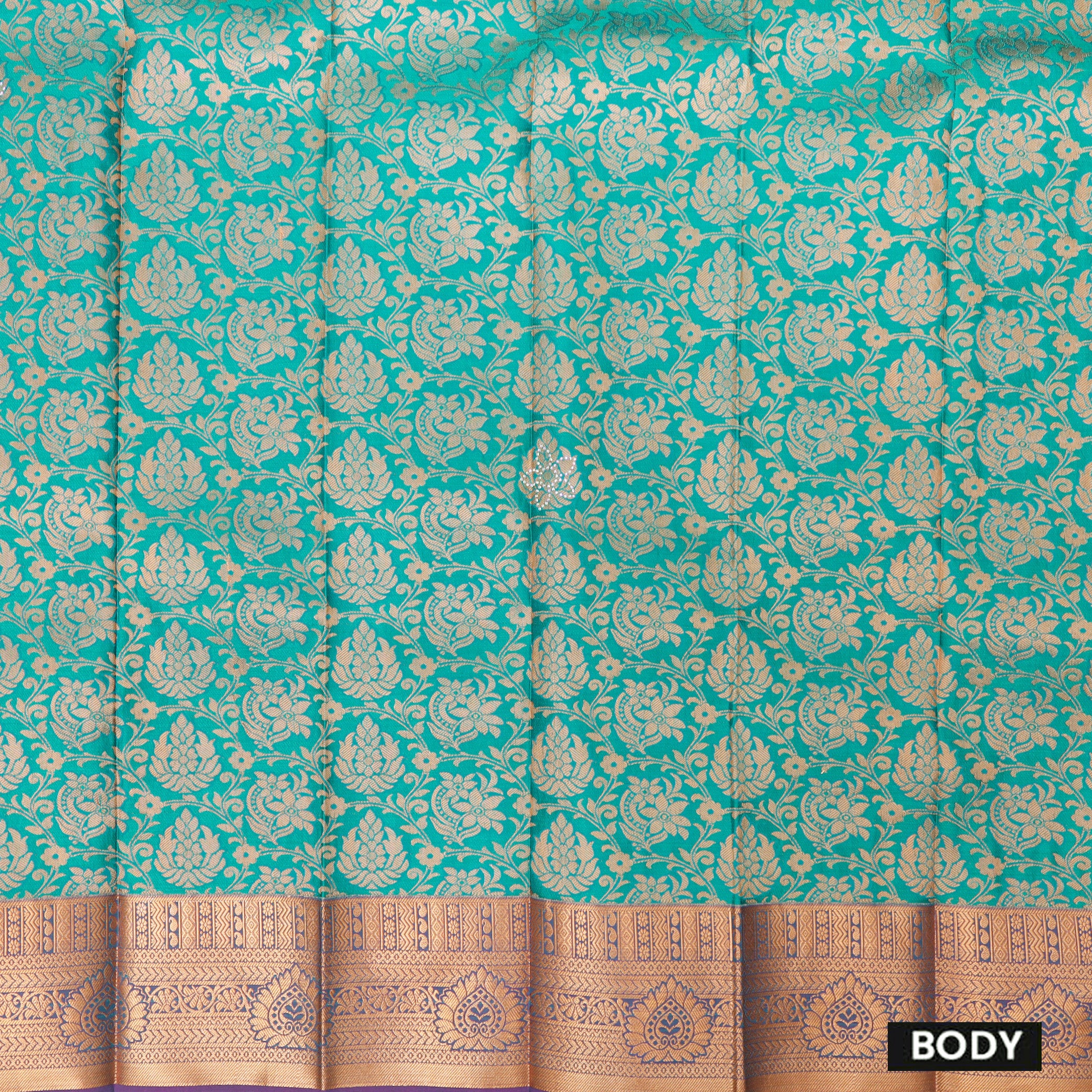 Green with Pink Art Silk Saree