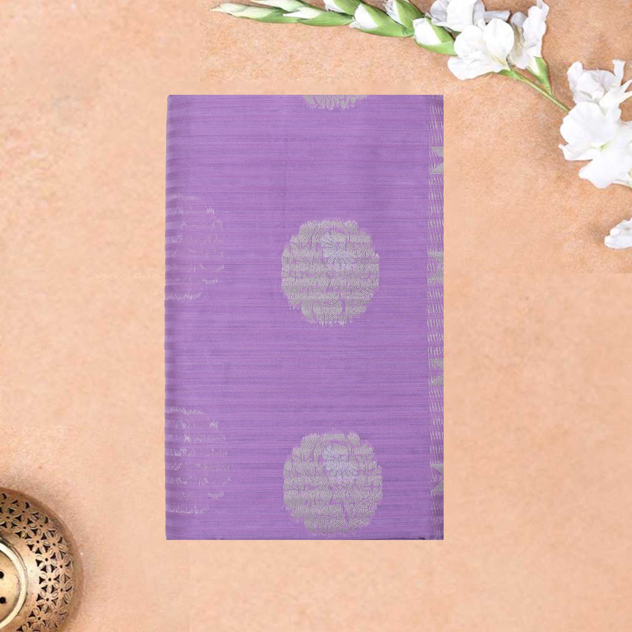 Lavender Soft Silk Saree