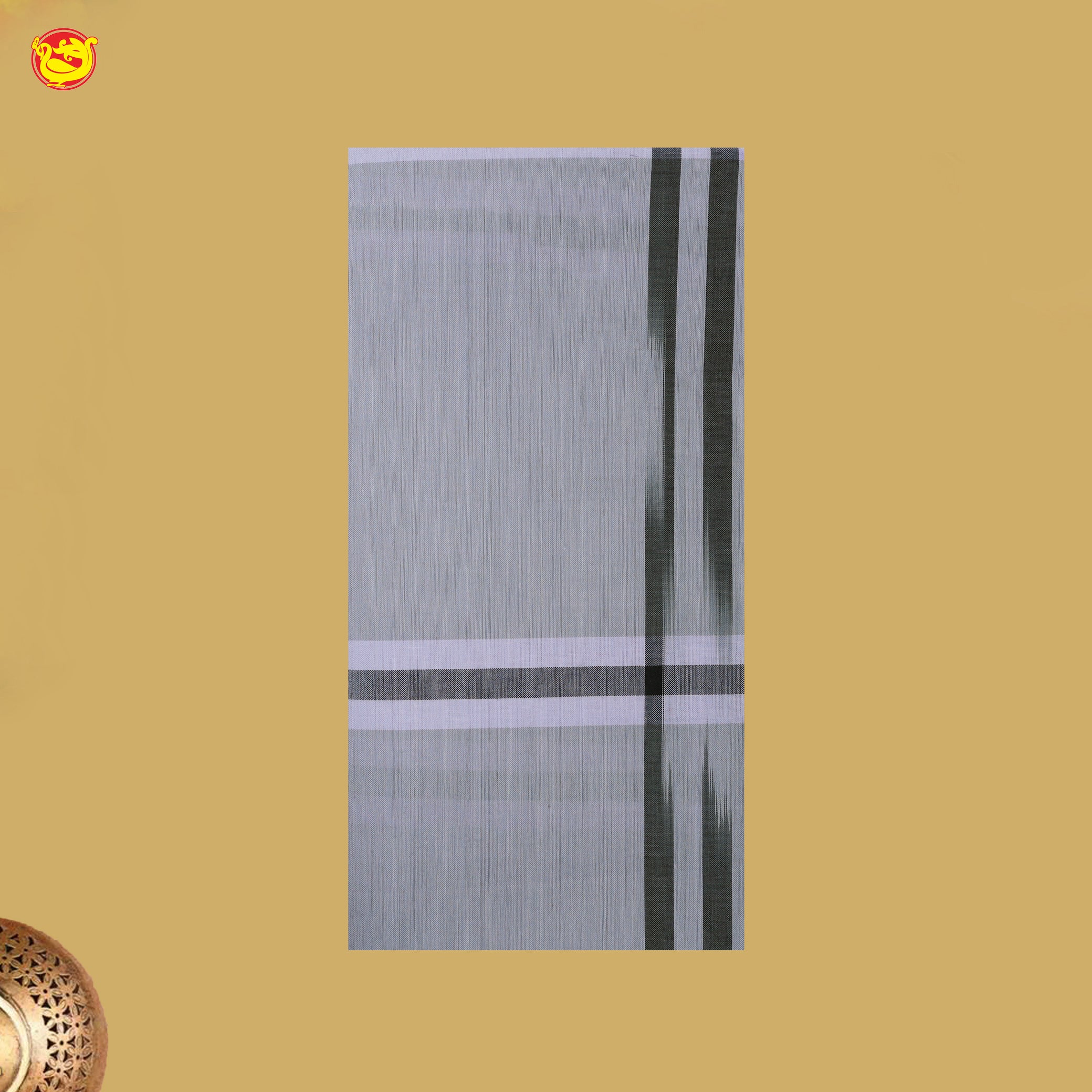 Men’s Checked Cotton Stitched Lungi