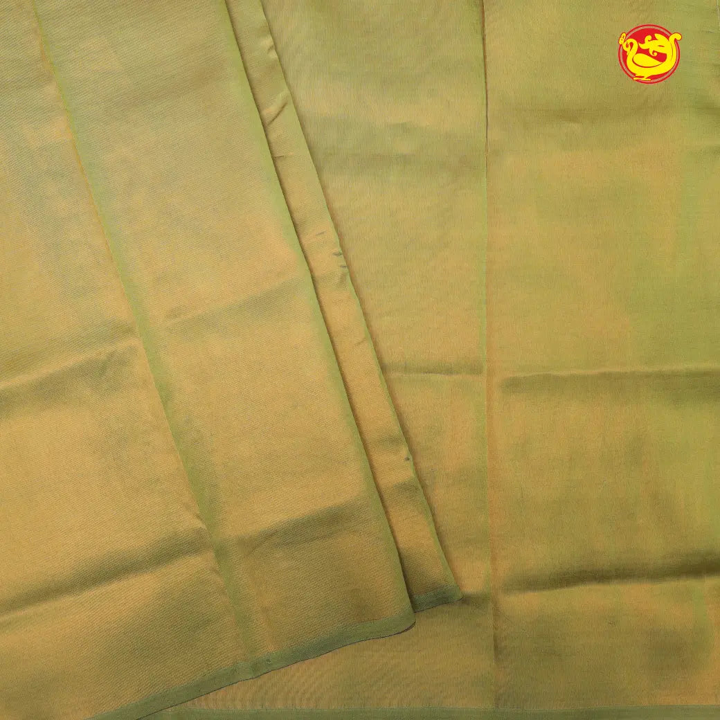 Light Green Tissue Semi Silk Saree