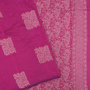 Pink With Sandal Zari Silk Cotton Saree