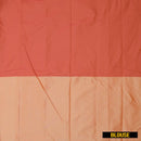 Light Peach with Persian Orange Half and Half Arani Silk Saree