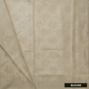Light Creamy Colour Fancy Weaving Saree