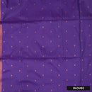 Sky blue and maroon Soft Silk Saree