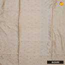 Beige colour Banarasi Saree with Woven Designs