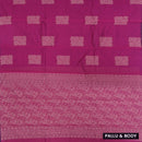 Pink With Sandal Zari Silk Cotton Saree