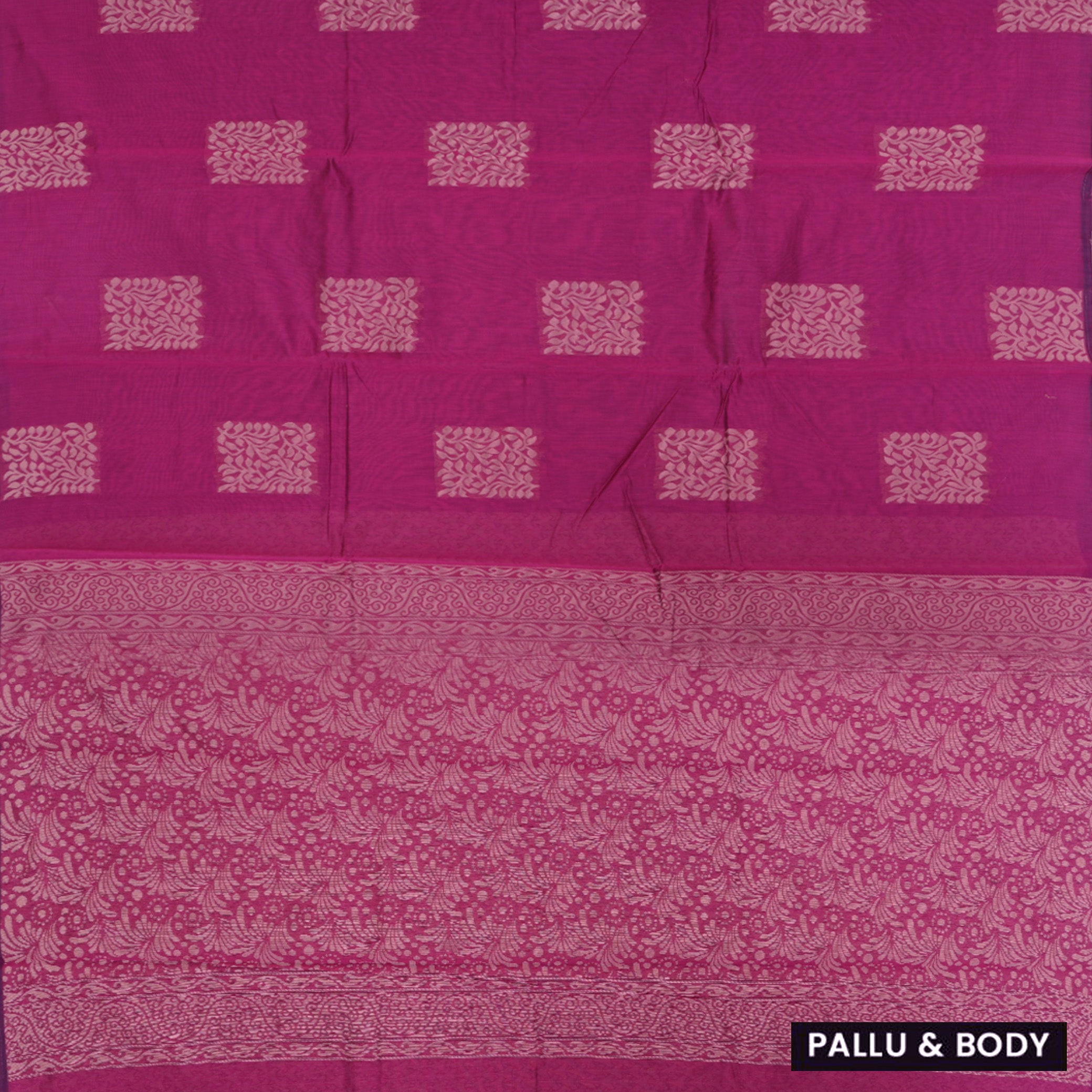 Pink With Sandal Zari Silk Cotton Saree